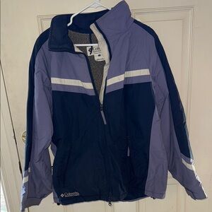 Columbia Purple and Navy Winter Jacket